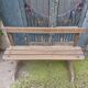 Antique wooden bench, France 19th century