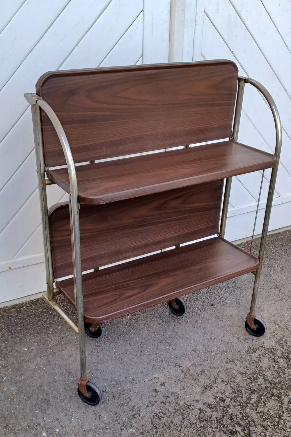 Vintage folding dessert table