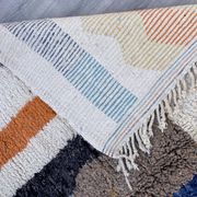 Authentic Moroccan wool rug handwoven, 250x150 cm