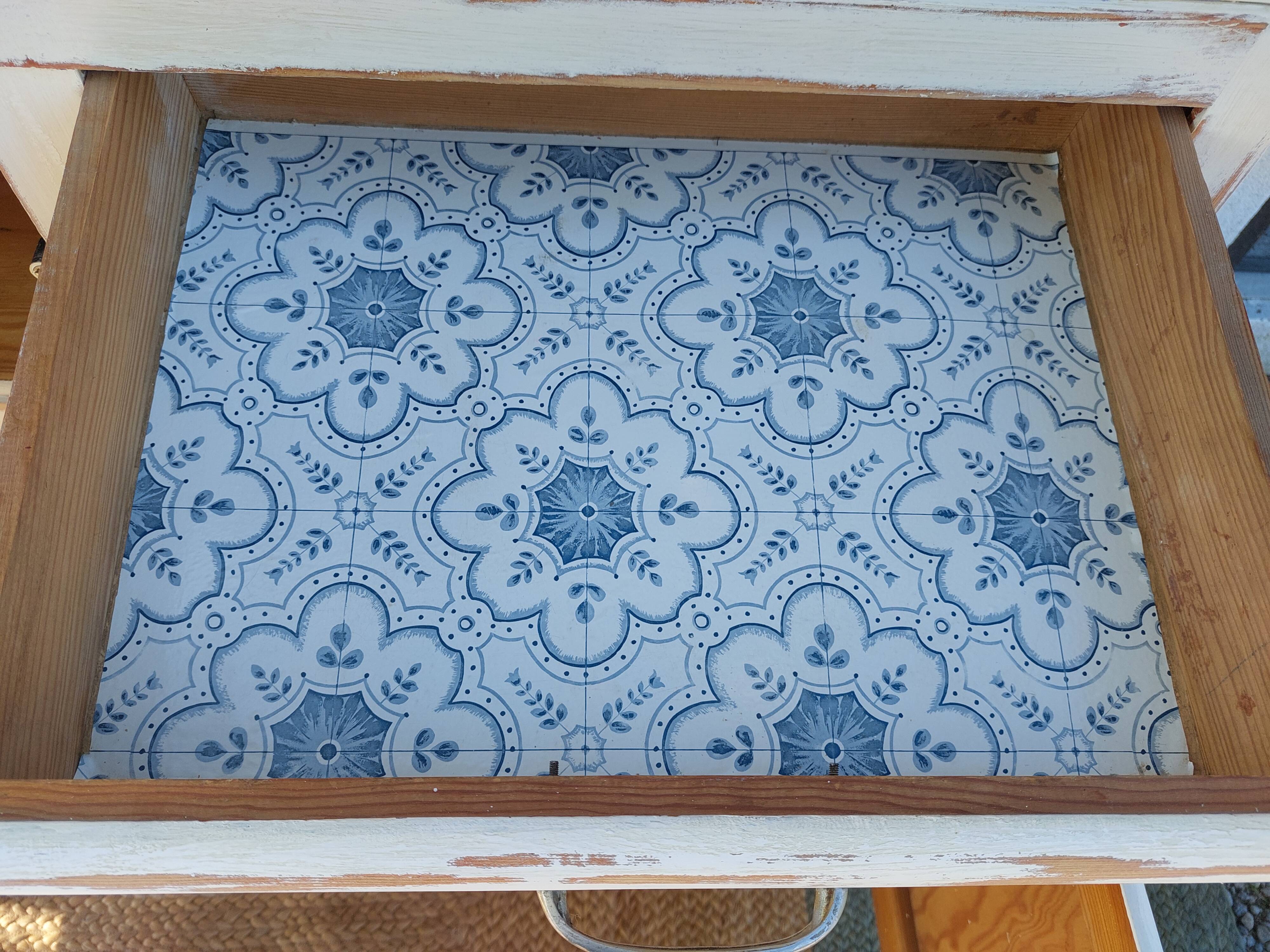 Mado chippy paint white sideboard