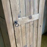 Wardrobe with 1 raw wood door