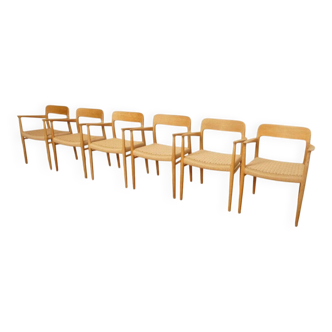 6 x Niels Otto Moller dining chairs | Model 56 | Oak | Restored