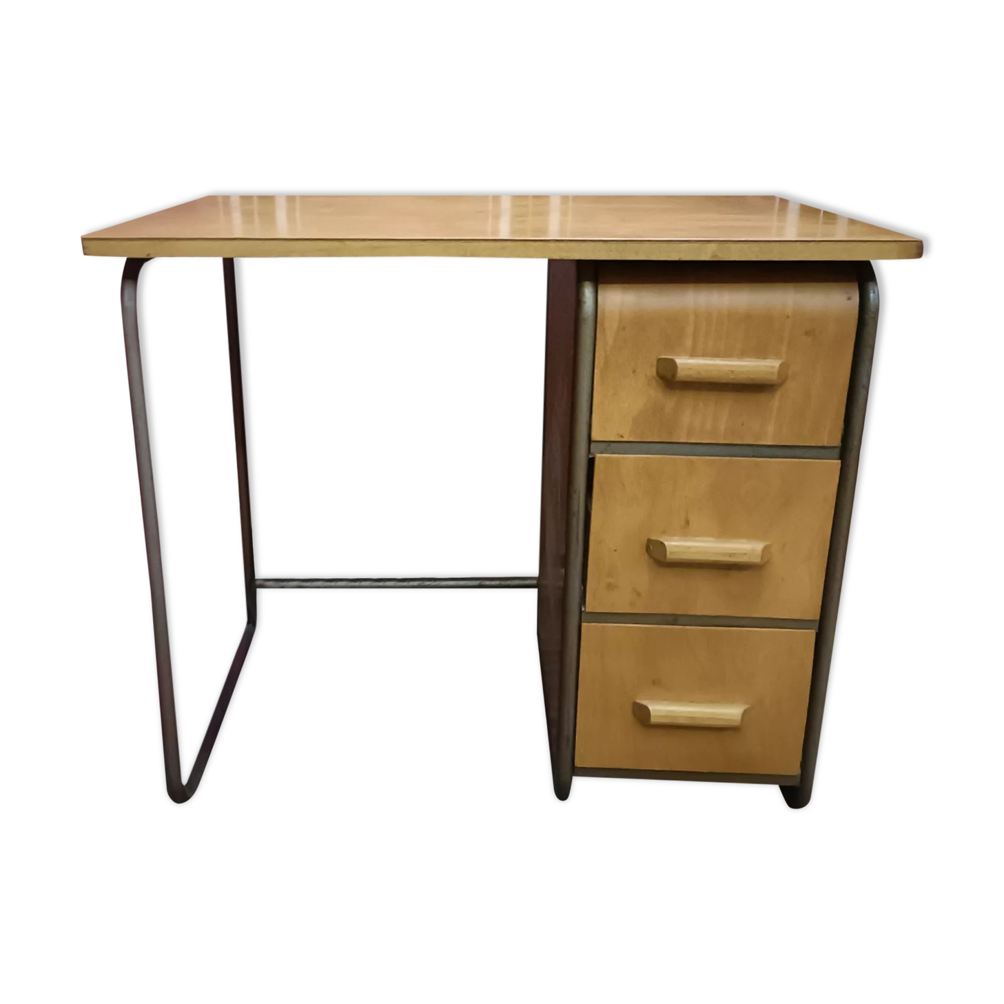 Vintage wooden desk, 50s