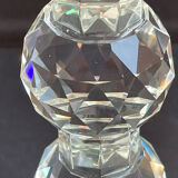 Candle holders - glass or cut crystal