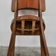 Vintage dining chairs in walnut, italy, 1930s, set of 6