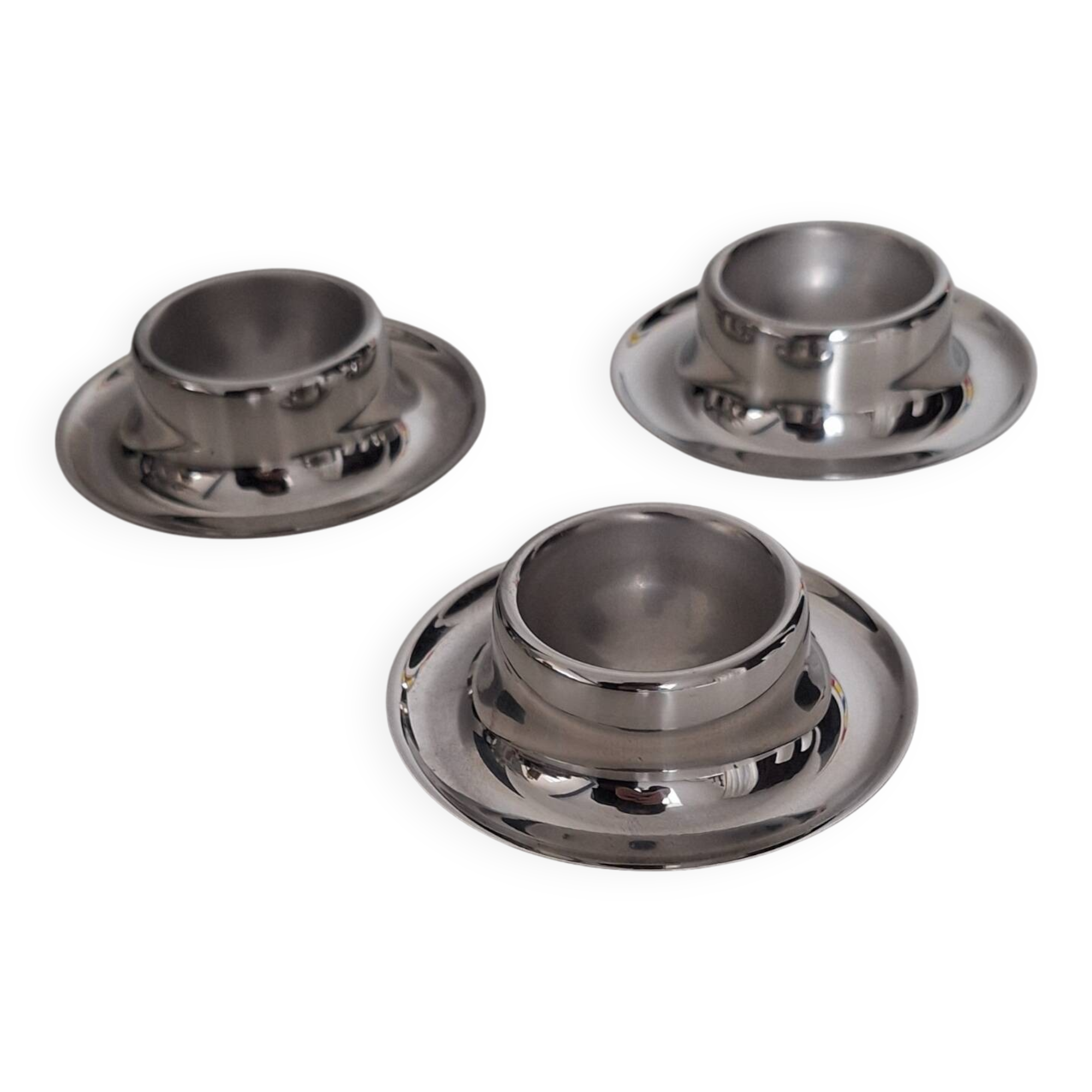 Vintage stainless steel egg cup
