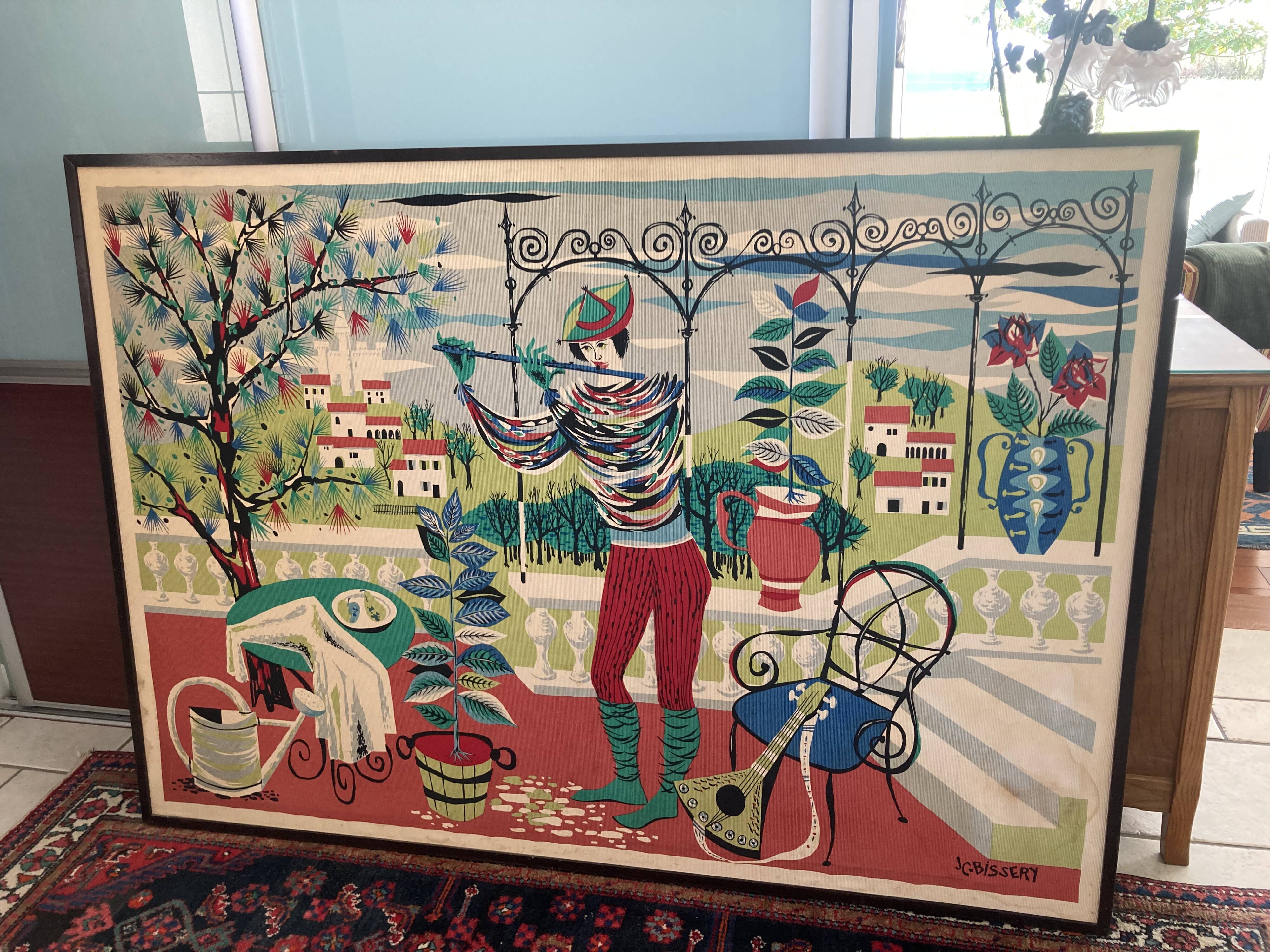 Toile peinte de bissery