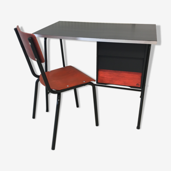 Bureau enfant vintage et sa chaise