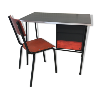 Vintage children's desk and chair