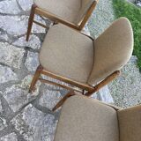 4 vintage Scandinavian style chairs