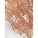Set of Two Contemporary Pink “Poliedri” Murano Glass Gold 24k Wall Sconces