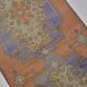 Orange & Blue Floral Rug sku 2411.