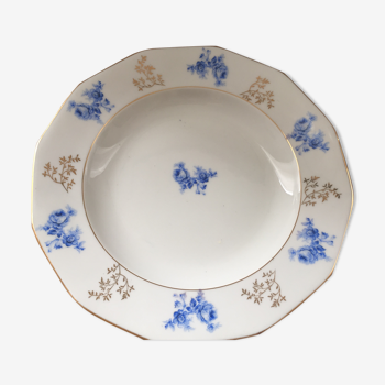 Porcelain hollow plate