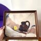 Oil painting still life with vintage lemon