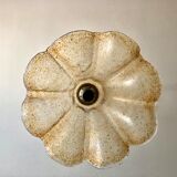 Suspension orange flower glass Murano 1960