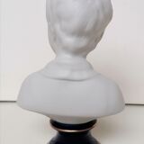 Bust biscuit child Houdon porcelain