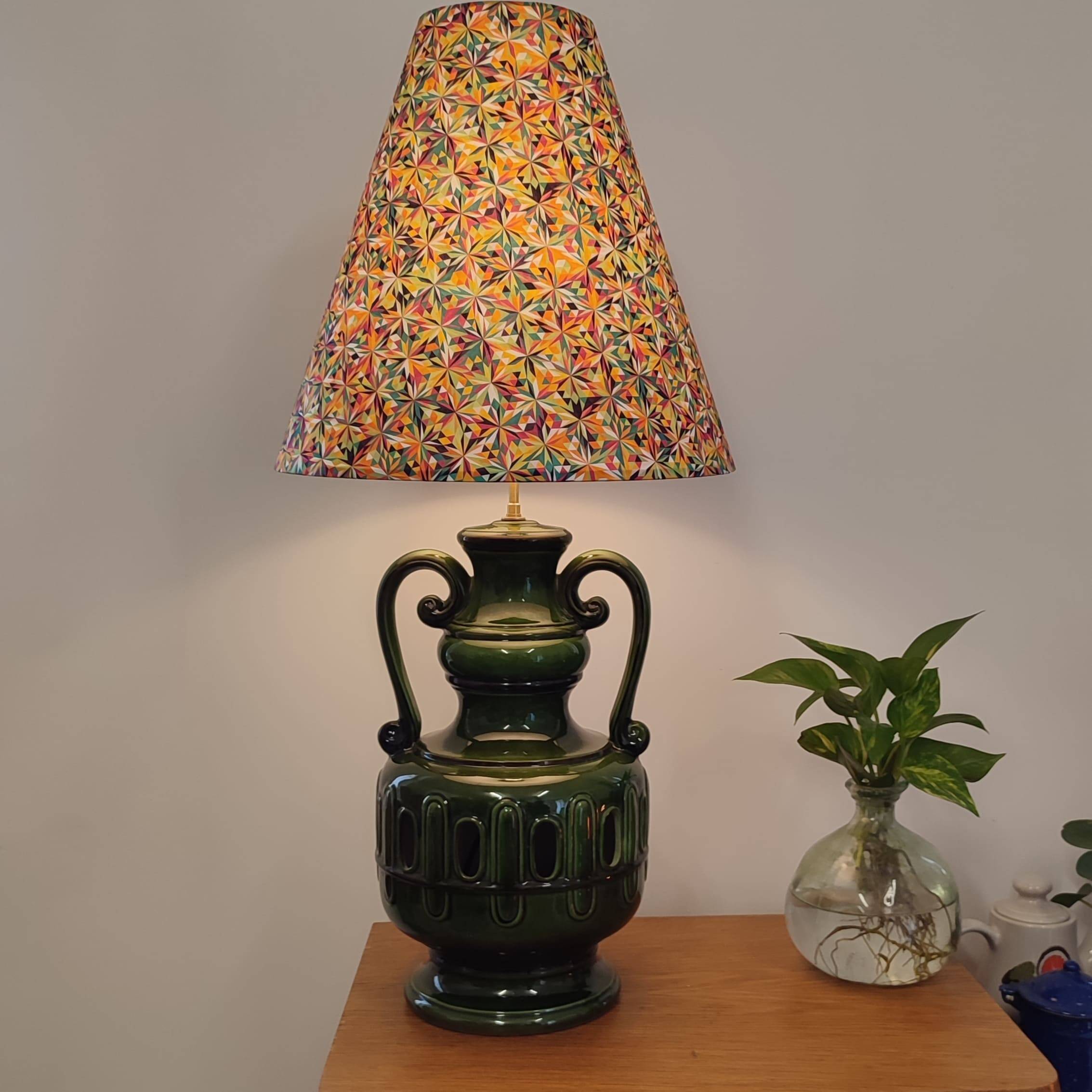 Vintage olive lamp