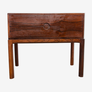 Danish Rosewood Bedside model 384 by Kai Kristiansen for Aksel Kjersgaard.