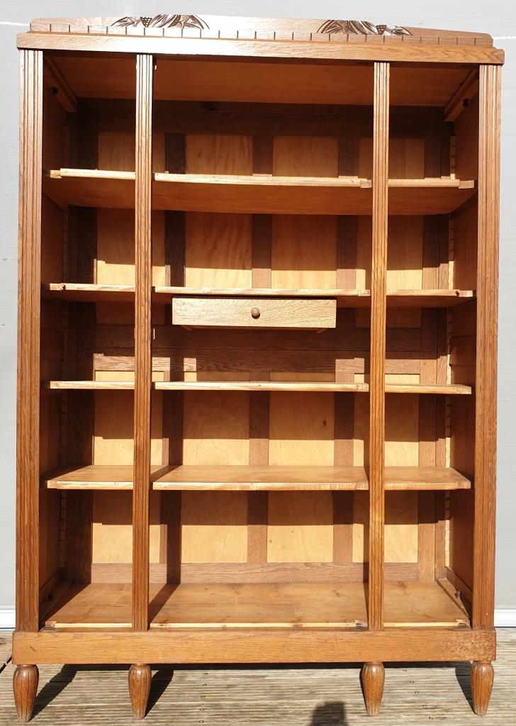 Art deco oak library