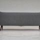 1960s, Danish sofa by Kurt Østervig model 58, completely reupholstered, furniture wool, teak wood.