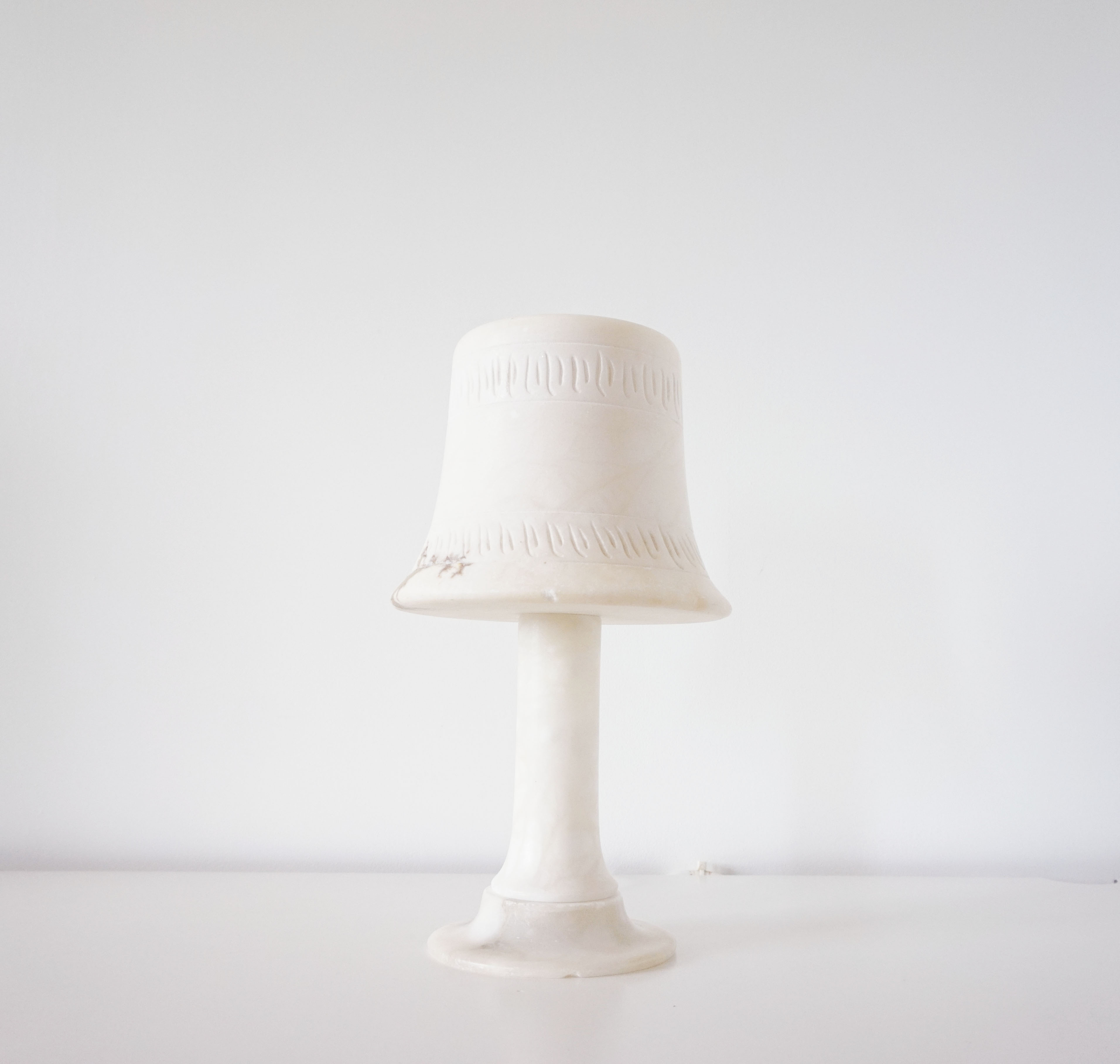 Vintage alabaster lamp