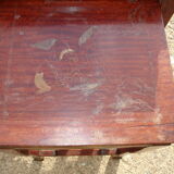 Pull-out tables wooden railway sets carved and embellished with gold