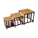 1940s marquetry nesting tables