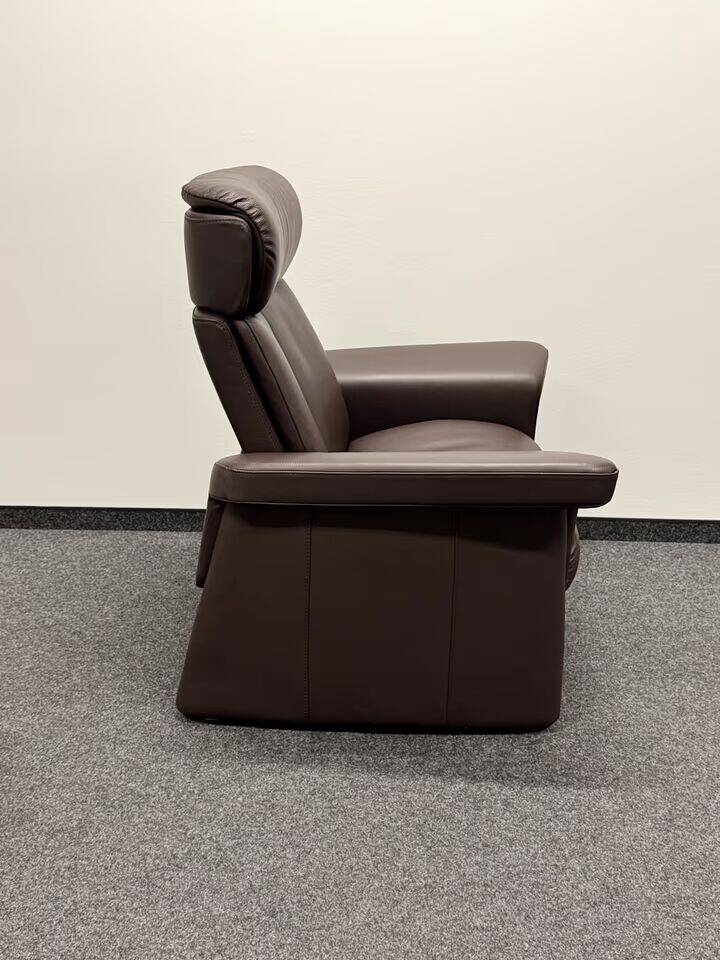 Magic-Ekornes Stressless Chair with Ottoman -Brown Leather