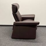 Magic-Ekornes Stressless Chair with Ottoman -Brown Leather