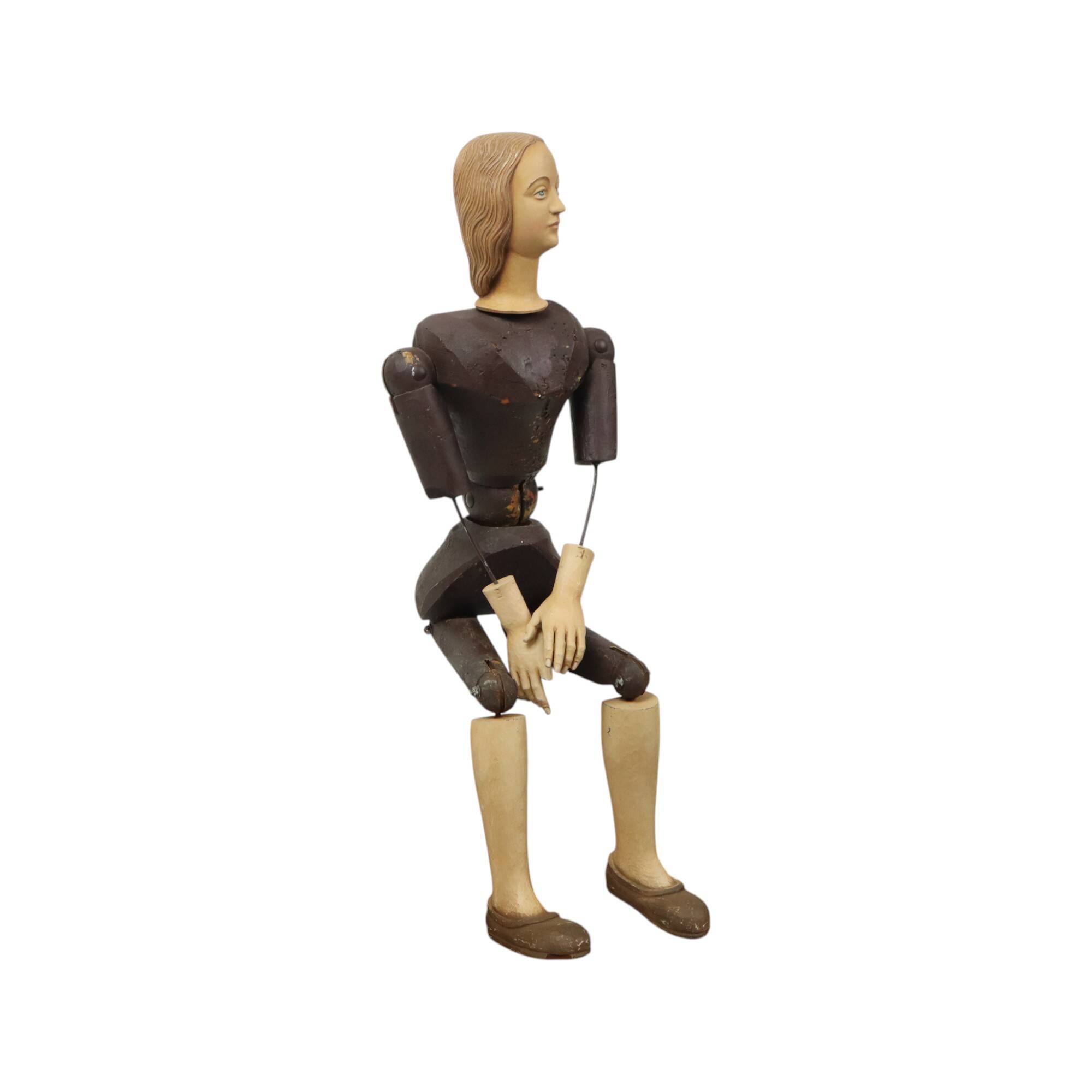 Large Vintage Santos Pop Lay Figure Mannequin 20th Century