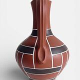 Mid-Century Modern Terracotta Pitcher by AKRU, West Germany, 1950s