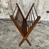 Scandinavian Folding Magazine Rack CEES BRAAKMAN for Pastoe Wood 1960s