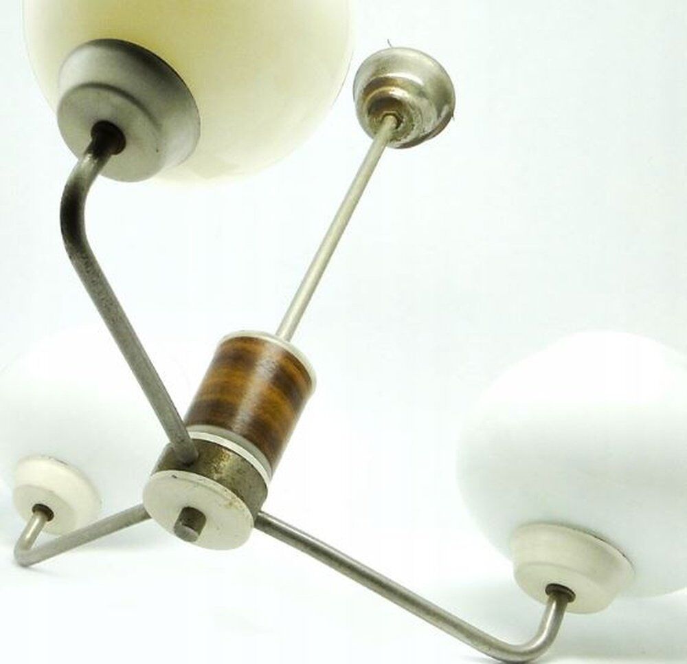 Chandelier du milieu du siècle, Pologne, années 1970