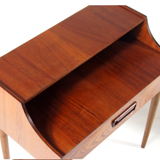 Pair of vintage Danish modern teak bedside tables