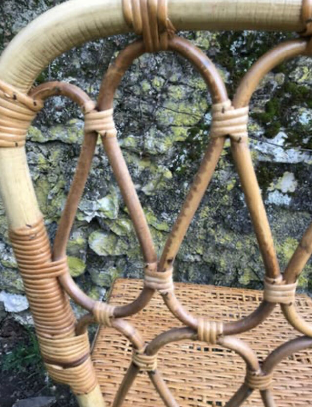 Vintage rattan chair