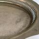 Engraved metal top diam35,4 cm