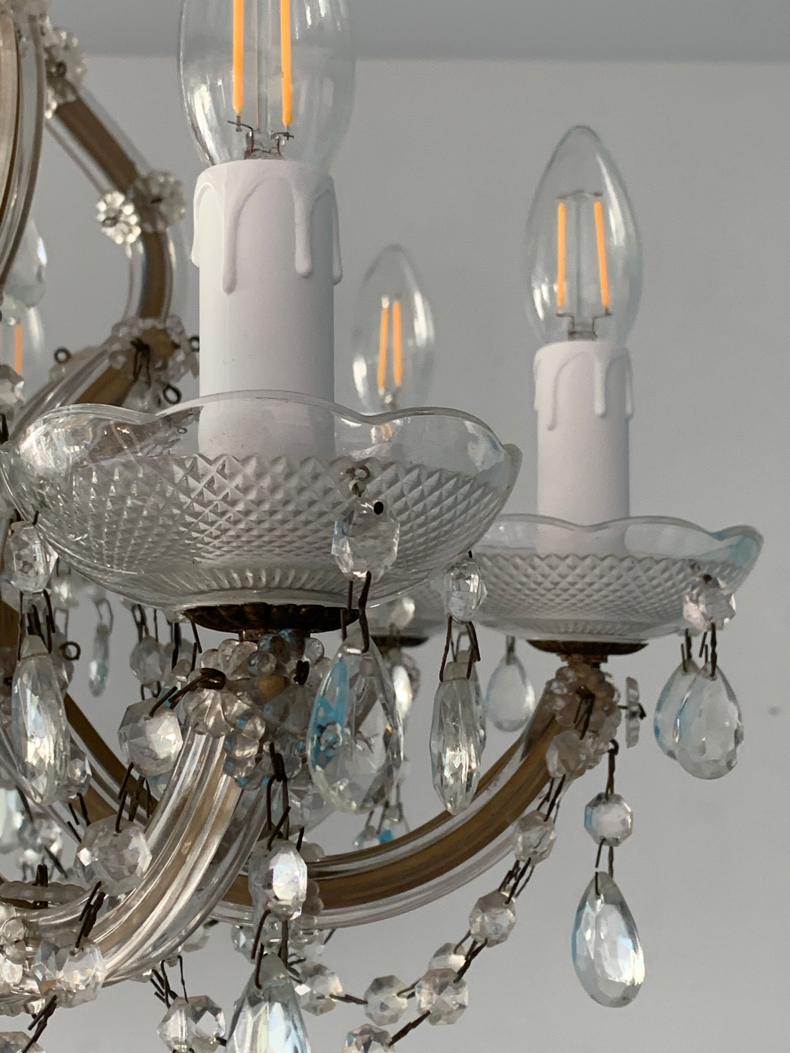 Lustre Marie Thérèse, 8 pampille fires, 1970