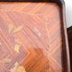 Pair of Louis XV style bedside tables with rosewood marquetry
