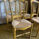 Duo de chaises provençale paillées