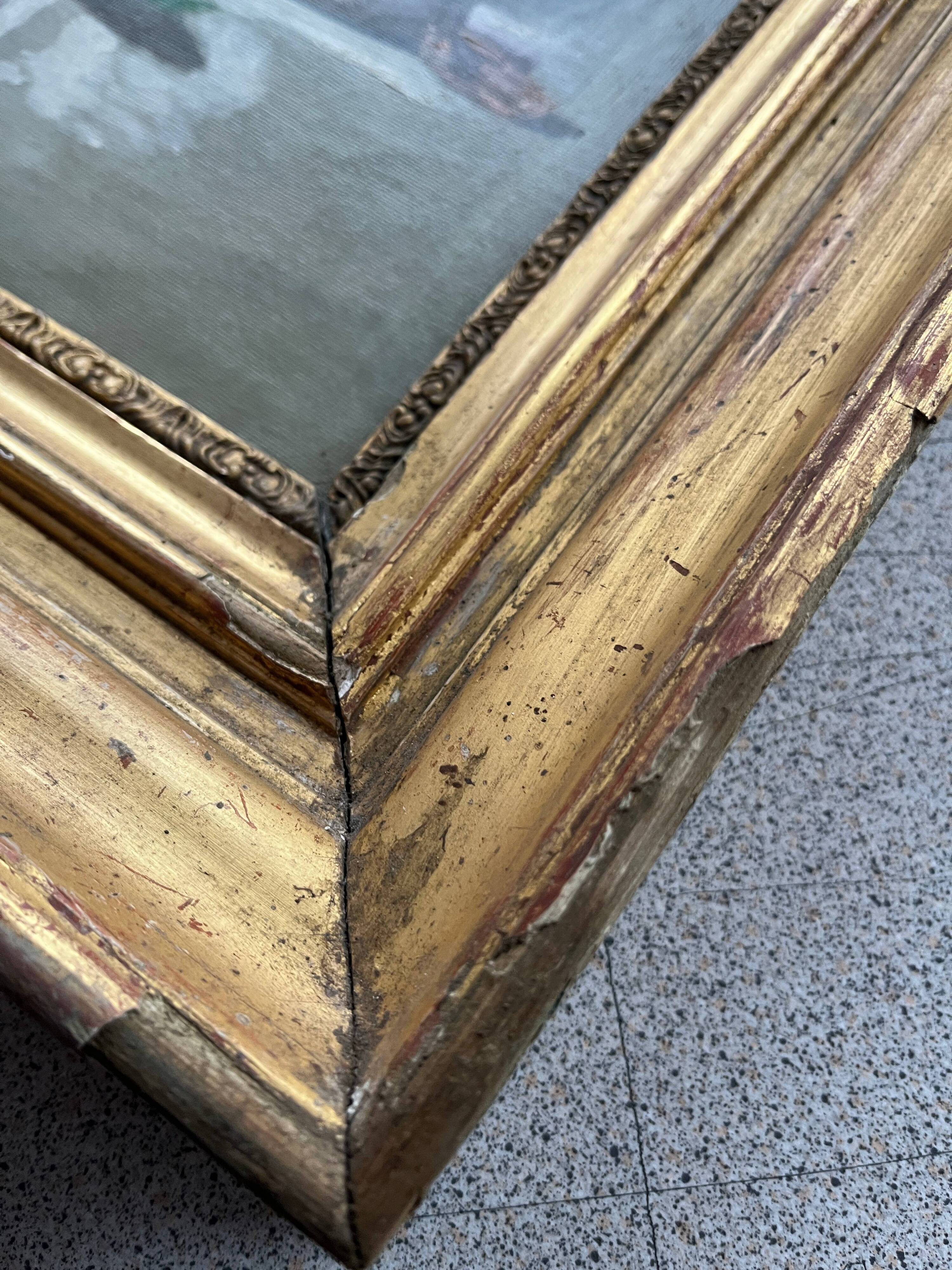 HSP painting "Composition with fruits" 19th/20th century signed