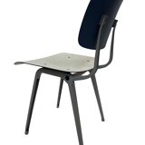 Vintage Friso Kramer Revolt chair for Ahrend de Cirkel 1960 Bi Colour