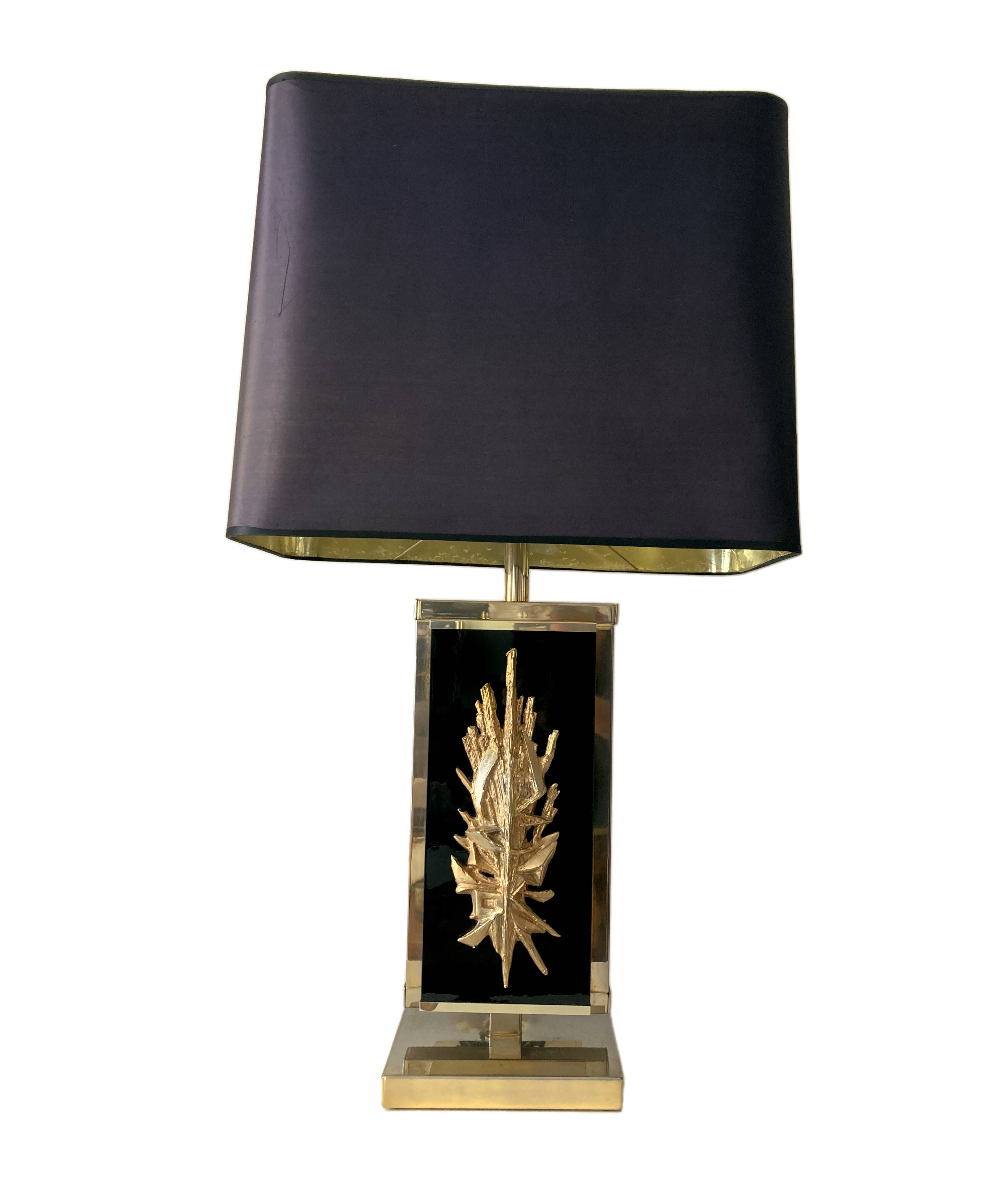 Philippe Cheverny - Large vintage table lamp. 1970