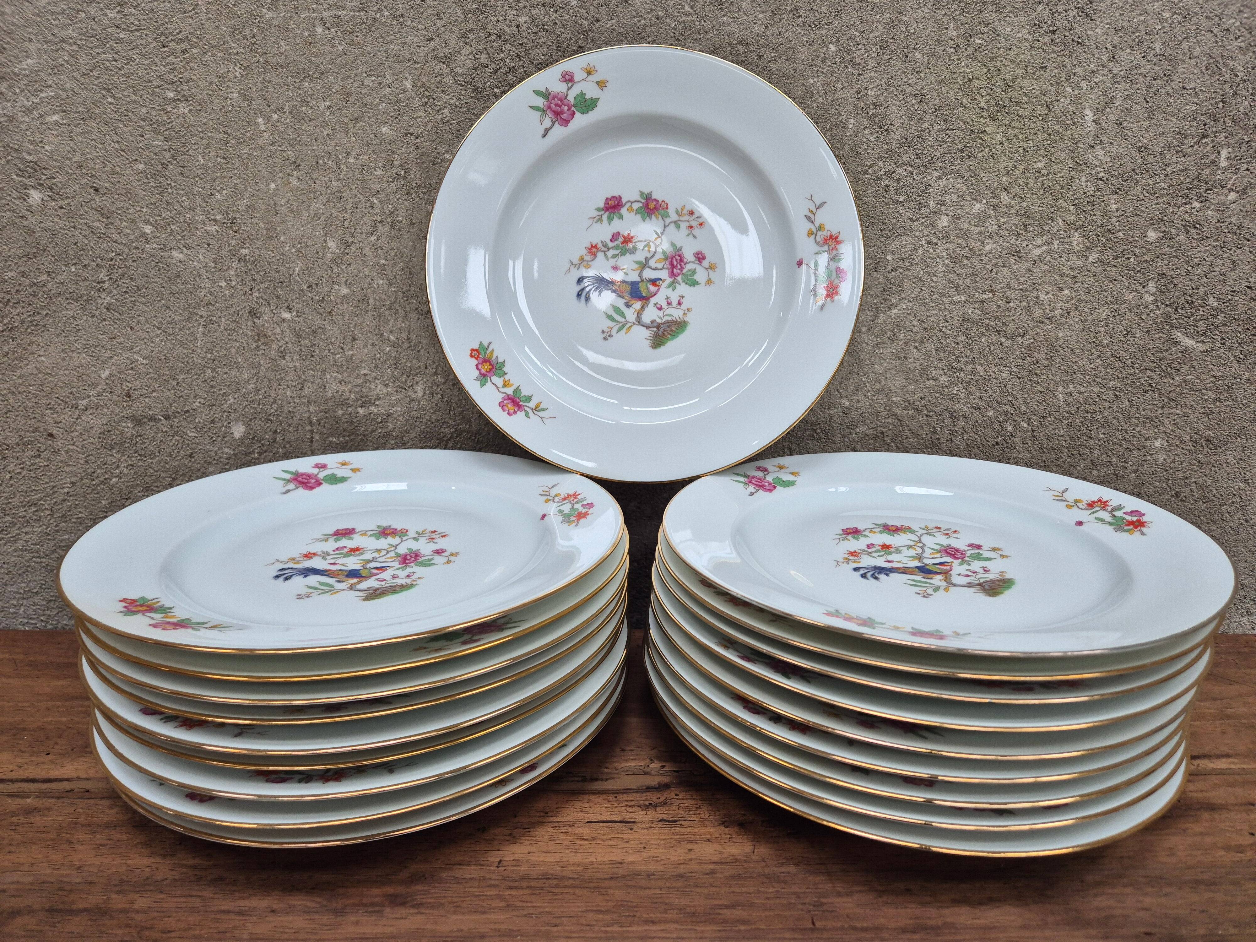 Limoges porcelain tableware