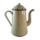 Yellow enamelled coffee maker