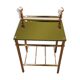 Brass and porcelain bedside table