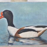 Huile sur toile canard