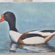 Huile sur toile canard