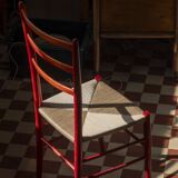 4 chaises de salle à manger Chiavari Spinetto, années 1970, Italie