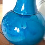 Vintage cracked ceramic lamp