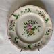 Plate of Nevers in earthenware late eighteenth century floral decoration
